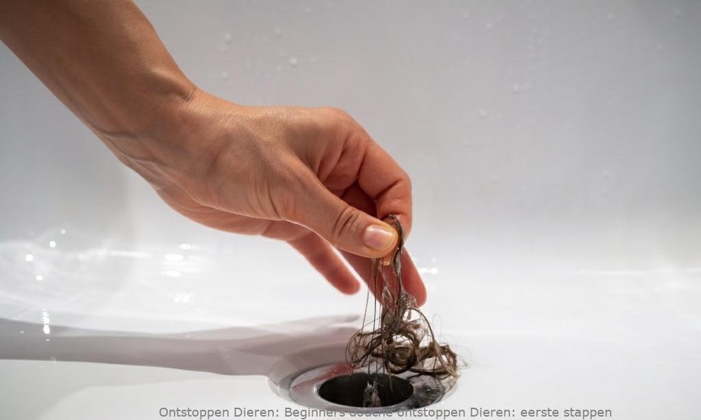 Beginners douche ontstoppen Dieren: eerste stappen