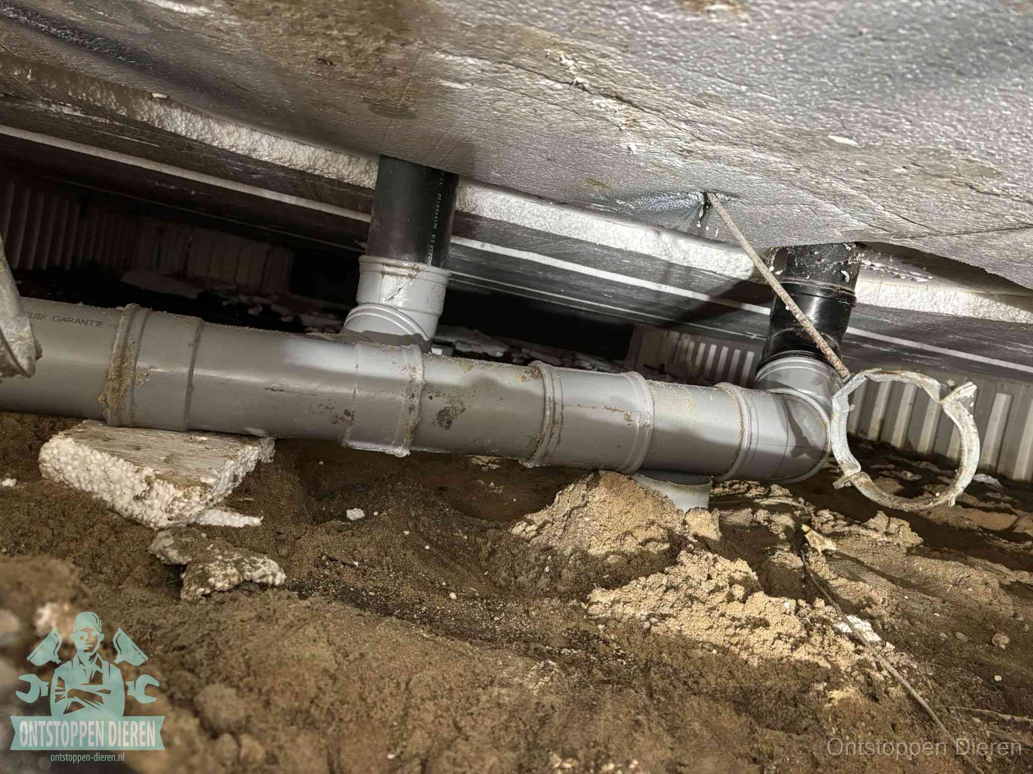 Gemengd gescheiden rioolstelsel in Dieren