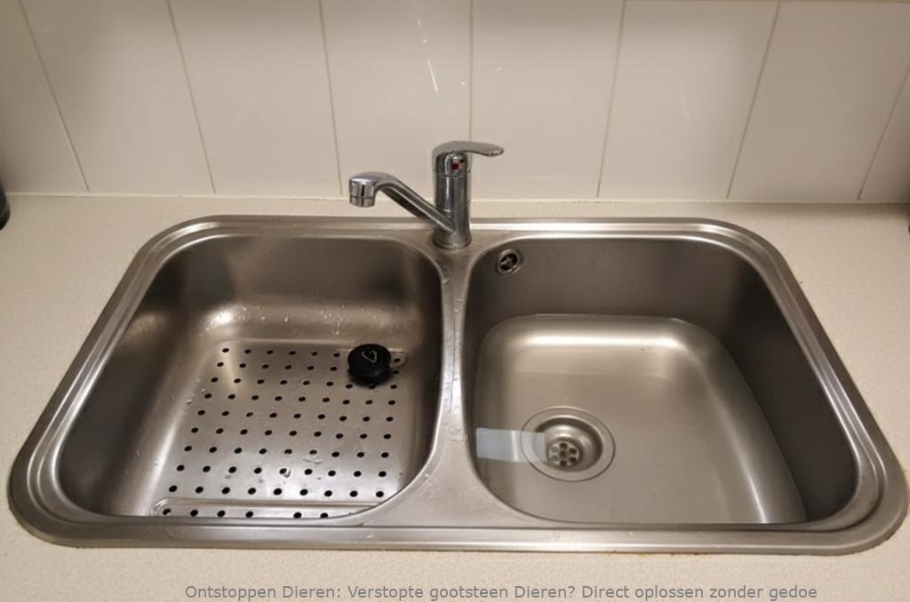 Verstopte gootsteen Dieren? Direct oplossen zonder gedoe